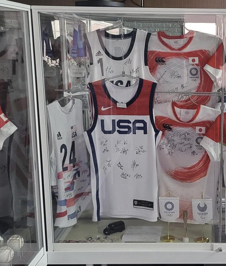 ユニフォームクリーニング[スポーツ専門蝦名ランドリー]外選手から送られたユニフォーム