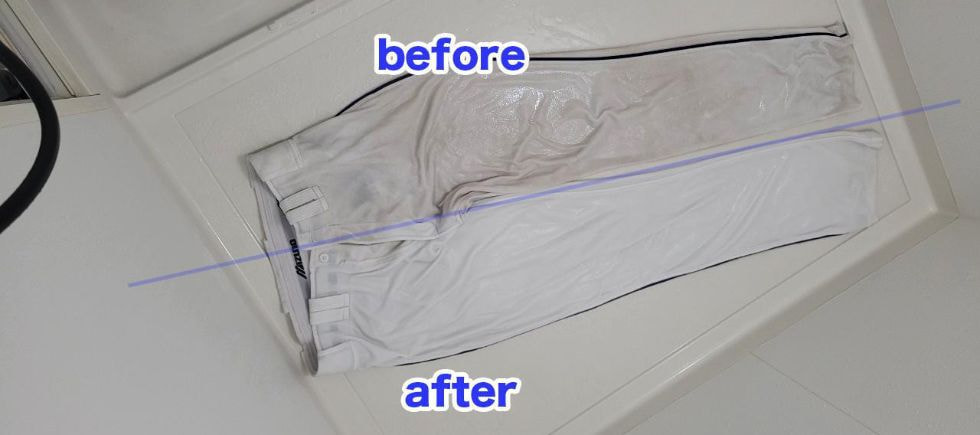 ユニフォームクリーニング[スポーツ専門蝦名ランドリー]観熟練した洗浄作業